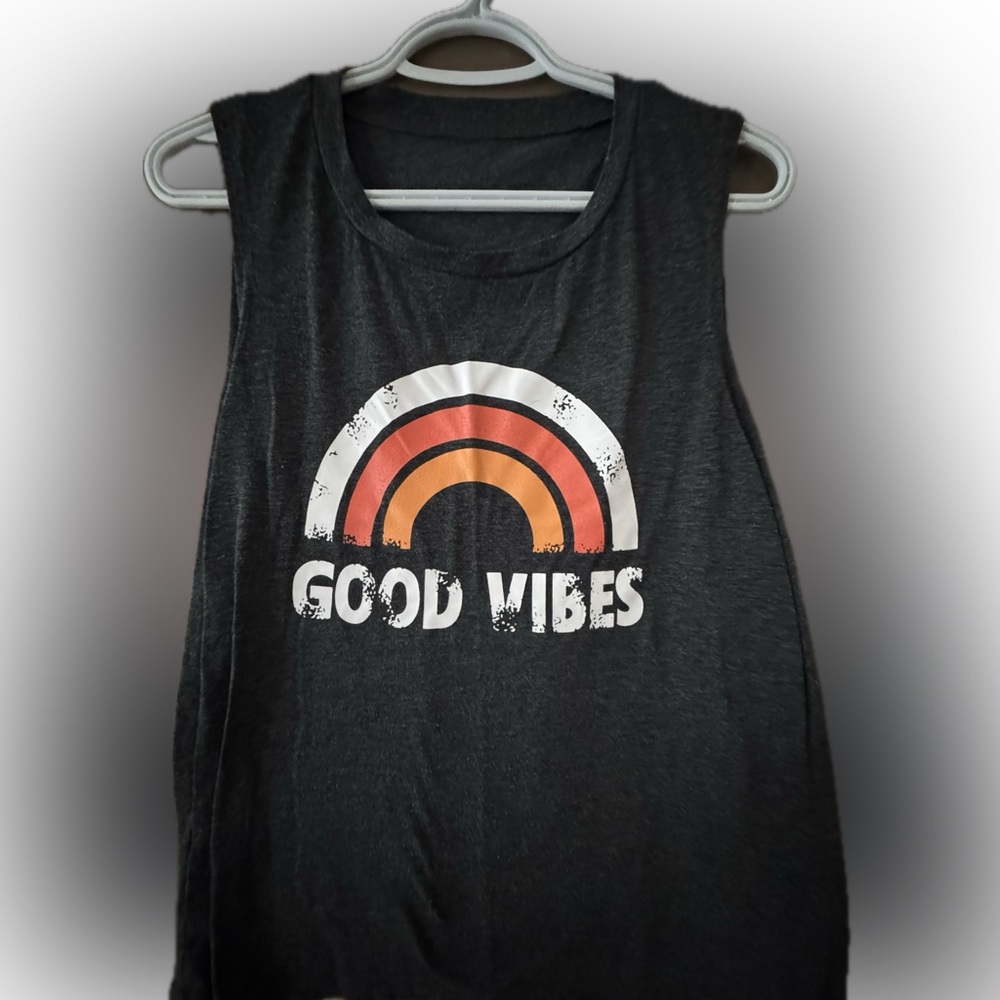 Good Vibes Graphic Tank Top